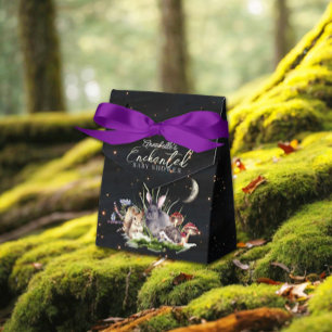 Caixinha De Lembrancinhas Chá de fraldas de Animais Florestais Encantados