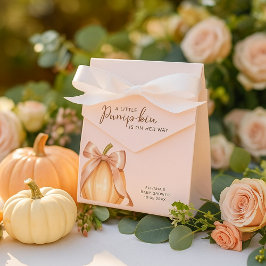 Caixinha De Lembrancinhas Chá de fraldas de Aquarela de Arco rosa-abóbora