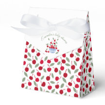 Chá de fraldas de Aquarela do Tema Cherry