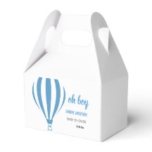 Chá de fraldas de Balão de Ar Quente de Oh Boy Cut