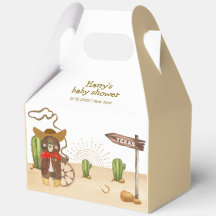 Chá de fraldas de Boho Cowboy Urso Ocidental Rodeo