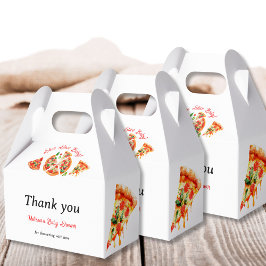 Caixinha De Lembrancinhas Chá de fraldas de Fatia da Fatia do Partido da Piz