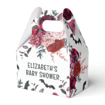 Chá de fraldas de Flores do Halloween Bats