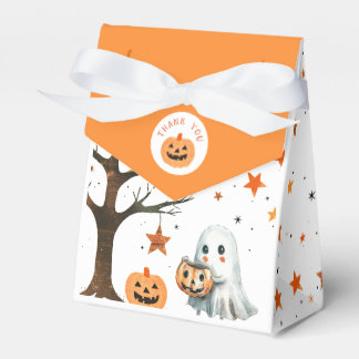 Caixinha De Lembrancinhas Chá de fraldas de Halloween de Padrão Ghost Star C