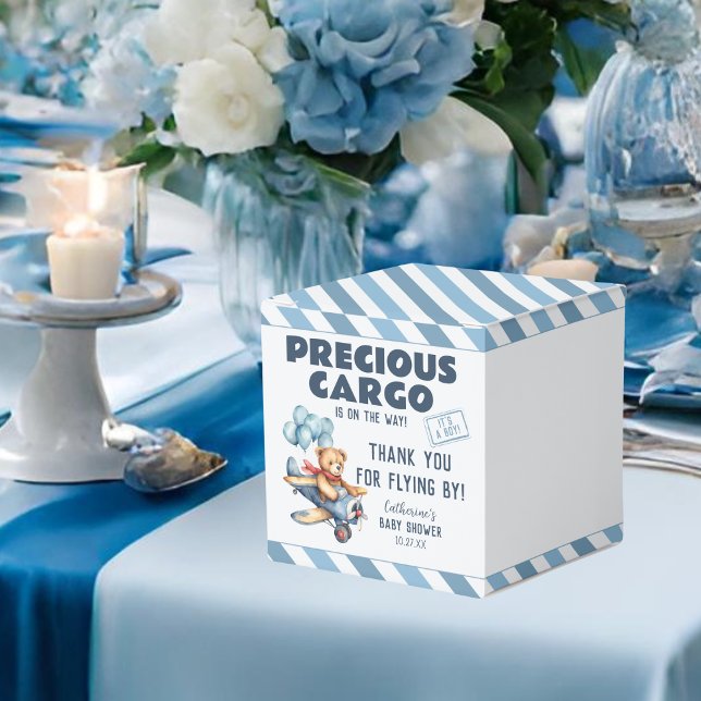 Caixinha De Lembrancinhas Chá de fraldas de Rapazes do Avião (Criador carregado)