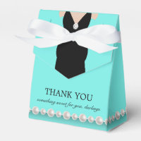 Chá de fraldas de Tiffany Azul Elegante