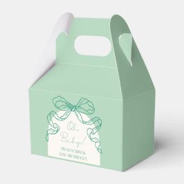 Caixinha De Lembrancinhas Chá de fraldas Desenho Da Mão Retro Whimsical