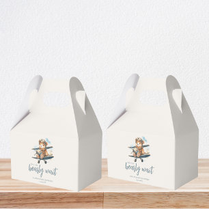 Caixinha De Lembrancinhas Chá de fraldas do Urso Azul Encantador