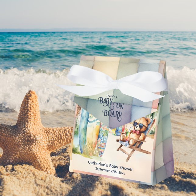 Caixinha De Lembrancinhas Chá de fraldas Do Urso De Conselho (Criador carregado)