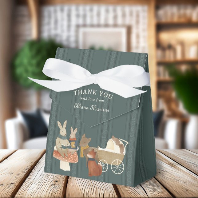 Caixinha De Lembrancinhas Chá de fraldas dos Amigos do Woodland Storybook (Criador carregado)