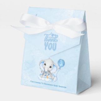 Caixinha De Lembrancinhas Chá de fraldas Elefante Personalizado Boys