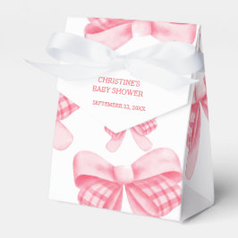 Caixinha De Lembrancinhas Chá de fraldas Elegante e Arco Rosa