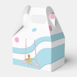 Caixinha De Lembrancinhas Chá de fraldas Flamingo Mãe e Bebê