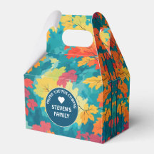 Chá de fraldas floral de outono de aquarela, anive