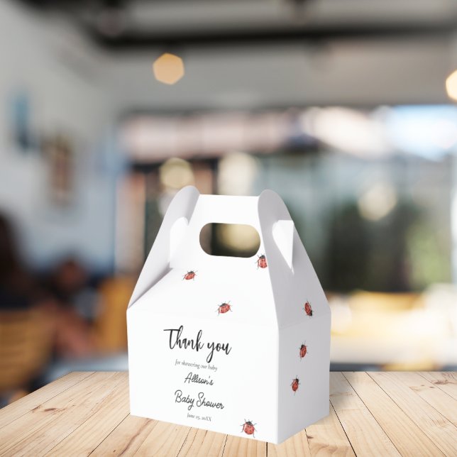 Caixinha De Lembrancinhas Chá de fraldas Ladybugs (Criador carregado)