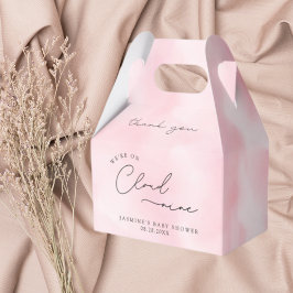 Caixinha De Lembrancinhas Chá de fraldas Nine da Nuvem Rosa