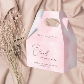 Caixinha De Lembrancinhas Chá de fraldas Nine da Nuvem Rosa