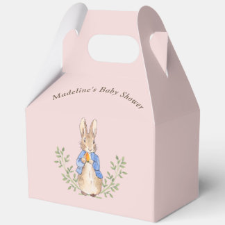 Caixinha De Lembrancinhas Chá de fraldas Peter Rabbit Pink Vintage