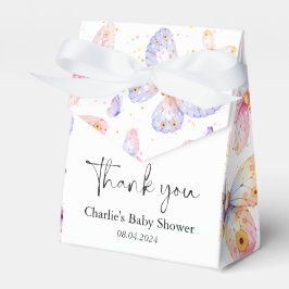 Caixinha De Lembrancinhas Chá de fraldas Rosa Puro-Borboleta