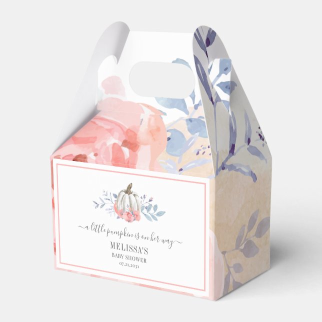 Caixinha De Lembrancinhas Chá de fraldas Rosas Rosa Floral Lilac Bloom (Frente)