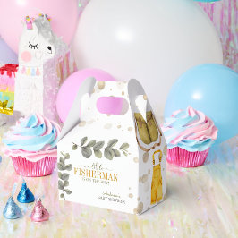 Caixinha De Lembrancinhas Chá de fraldas Russo de Pequeno Pescador de Cores