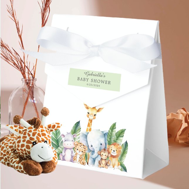 Caixinha De Lembrancinhas Chá de fraldas Safari Adventure (Criador carregado)