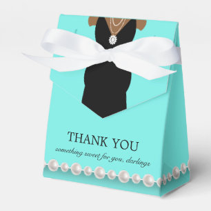 Caixinha De Lembrancinhas Chá de fraldas Tema da Tiffany Étnica Azul-Teal El