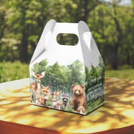 Caixinha De Lembrancinhas Chá de fraldas Tema Woodland