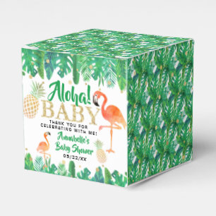 Caixinha De Lembrancinhas Chá de fraldas Tropical Summer Beach Luau Boys
