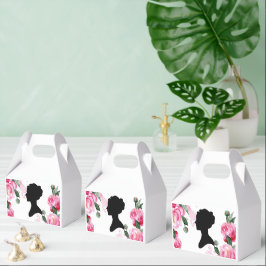 Caixinha De Lembrancinhas Chá de noiva floral rosa