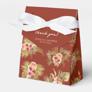 Caixinha De Lembrancinhas Chá de Noiva Floral Tropical Vintage