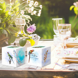 Caixinha De Lembrancinhas Chá de panela de Aves Vintage