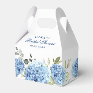 Caixinha De Lembrancinhas Chá de panela Elegante de Hydrangea Eucalyptus