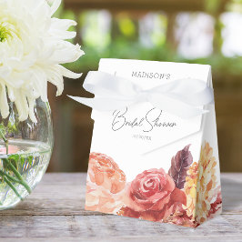 Caixinha De Lembrancinhas Chá de panela Floral Elegante Boho Chic Watercolor