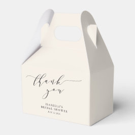 Caixinha De Lembrancinhas Chá de panela Mínimo de Creme de Marfim Obrigado