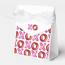 Caixinha De Lembrancinhas Chá de panela rosa vermelho-Dia de os namorados XO