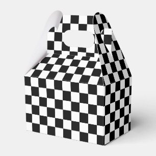 Caixinha De Lembrancinhas Checkered preto