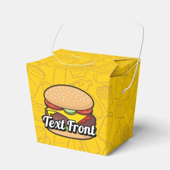 Caixinha De Lembrancinhas Cheeseburger (Frente)
