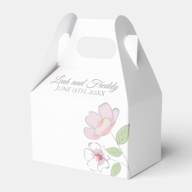 Caixinha De Lembrancinhas Cherry Blossoms Wedding Box (Frente)