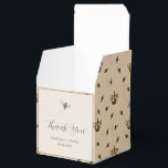 Caixinha De Lembrancinhas Chic Bees and Gold Crown Queen Bee<br><div class="desc">These Chic Bees and Gold Crown Queen Bee Favor Boxes feature hand-drawn buzzing bees amidst royal gold crowns against an elegant cream background.

Ideal for weddings or other special events,  these elegant and chic favor boxes are sure to delight your loved ones.</div>