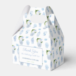 Caixinha De Lembrancinhas Chinoiserie Chic Chartreuse Azul Marinho Chuva de