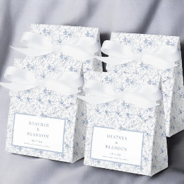 Caixinha De Lembrancinhas Chinoiserie Vintage Casamento Azul Floral