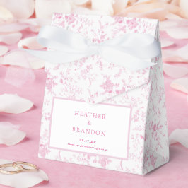 Caixinha De Lembrancinhas Chinoiserie Vintage Casamento Floral Rosa