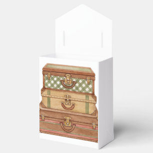 Caixinha De Lembrancinhas Chique das malas de viagem do vintage