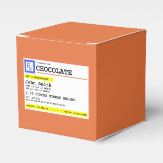 Caixinha De Lembrancinhas Chocolate de Prescrição Personalizado