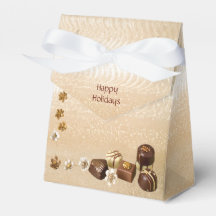 Chocolates Sortidos com Favor de Flores Decorativa