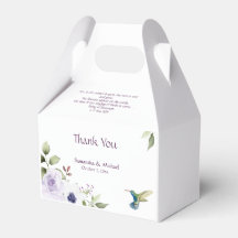 Christian Wedding Favor Box - Canção de Salomão