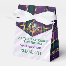 Caixinha De Lembrancinhas Chuva de Bebê de Sagitário 3"l x 1,5"c x 3,25"a