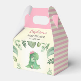 Caixinha De Lembrancinhas Chuva de Bebê Menina Dinossauro Rosa Sprinkle Fest