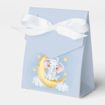 Chuva de Lua e Estrelas do Elefante Fofinho Baby S